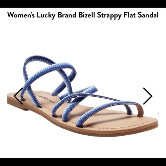 LUCKY Brand Bizell Strappy Elastic Sandals - Picture 1 of 9